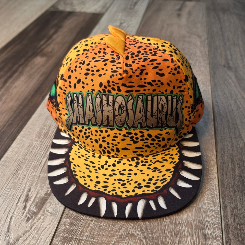 Macho Man Randy Savage Machosaurus Dinosaur Snapback kids Hat Leopard Print